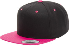 Yupoong 6089 YP Classics Snapback Hat Flat Bill Baseball Cap Blank Adjustable