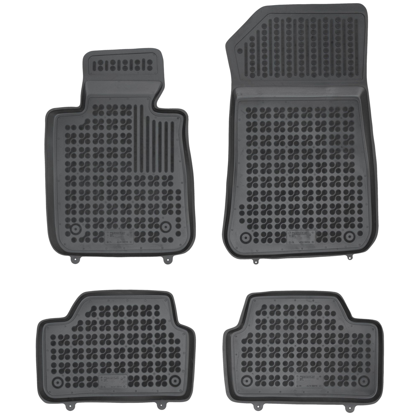 Tapis de sol en caoutchouc Rezaw-Plast pour BMW Série 1 E87 noir