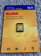 New 16gb sdhc memory card for kodak cameras