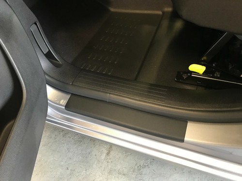 Peugeot Partner 2018> door sill step BLACK paint protection film - Picture 2 of 2