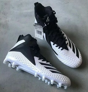 freak x carbon mid cleats white