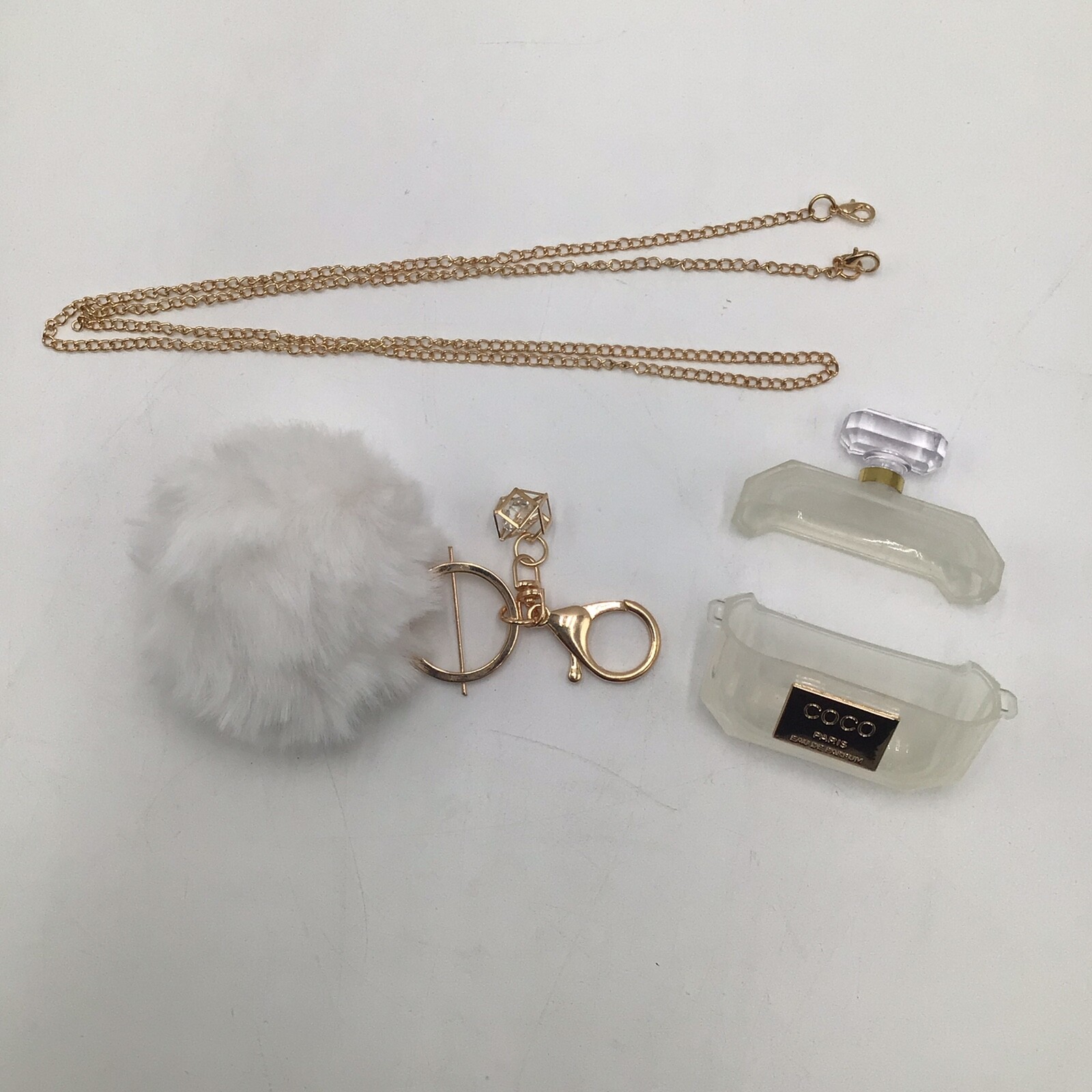 Airpods Pro Case Perfume Case With Keychain Perfume Bottle And Skin B-image