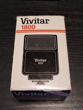 Vivitar 1800 Electronic Flash 35 mm Camera Shoe Mount NEW VTG