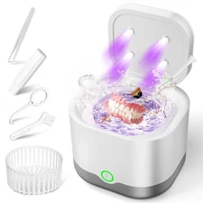 Ultrasonic Retainer Cleaner, Retainer Cleaner Machine for Dentures, Denture Clea