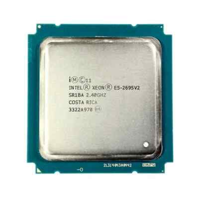 Intel Xeon E5-2695 V2 SR1BA 2.4GHz ~ 3.2GHz 30M 12-Core LGA 2011 Server CPU 115W