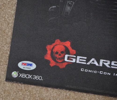 2010 Comic Con Gears of War 3 Autographed Posters Set LE 1 of 100 PSA Authentic - Picture 6 of 15