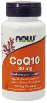 Now Foods CoQ10 30mg   60 veg. Kapseln (39,75 EUR/100 g)