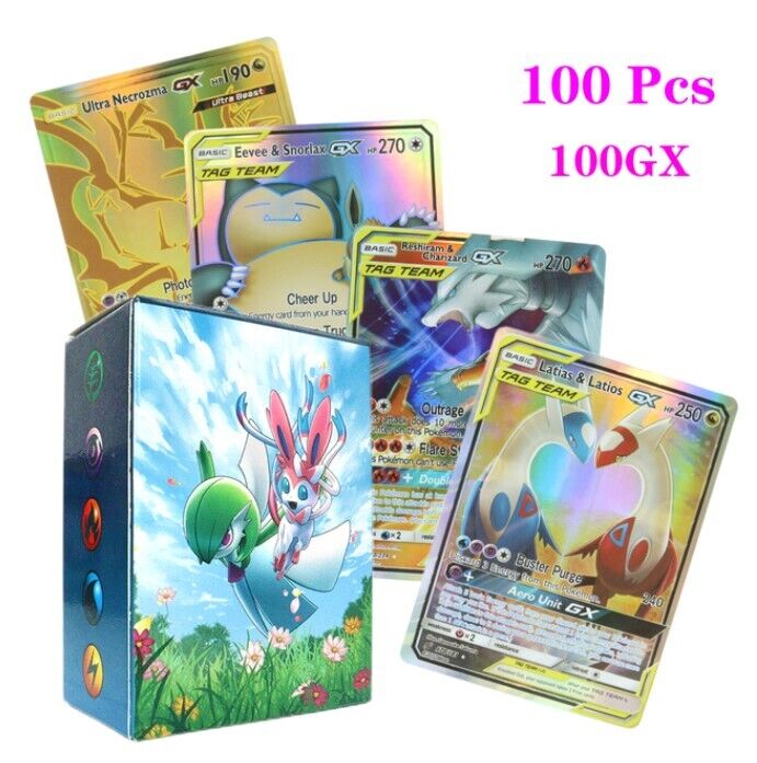 Pokemon Card Mega Gx Energy, Pokemon Cards 100pcs Gx Mega