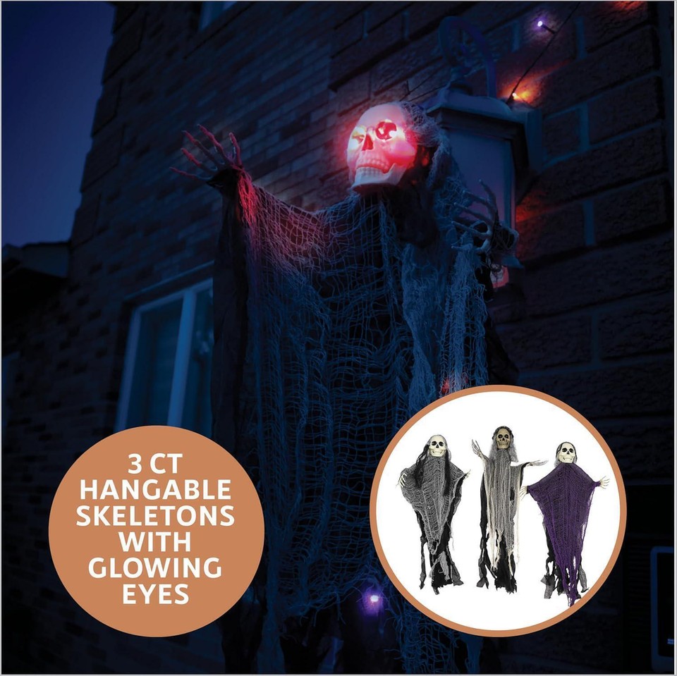 50 Piece Halloween Decorations Outdoor Set, All Included Decor Kit