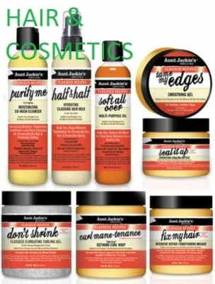 Aunt Jackie's Flaxseed Curls & Coils Hydrating Moisturising Hair Care/FULL RANGE
