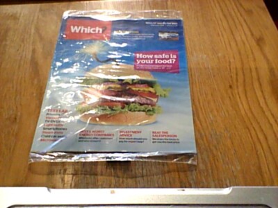 WHICH Magazine HOW SAFE IS YOUR FOOD JUNK FOOD ISSUE 2014 NEW & SEALED