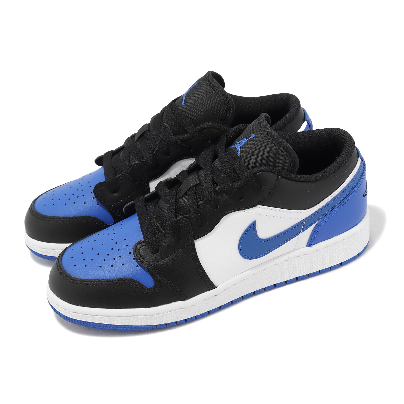 Nike Air Jordan 1 Low GS AJ1 Alternate Royal Toe Kids Youth Casual 553560-140
