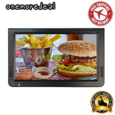 LEADSTAR D10 10'' Portable Digital TV ATSC DVB-T2 ISDB-T Television Fit H.265 USB