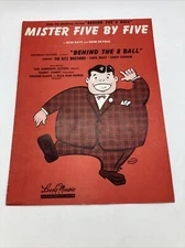 Mister Five by Five Behind the 8 Ball The Ritz Brothers 1942 Movie Sheet Music