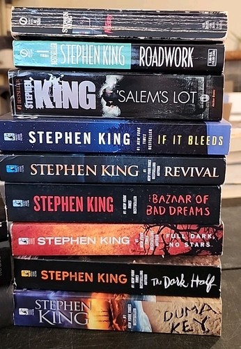 STEPHEN KING BOOKS MIX (LOT OF 17) PLEASE READ SOME VINTAGE MIXED LOT - Picture 3 of 3