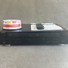 TEAC RW-D200 CD Recorder Player CD-RW Compact Disc Dual Tray W/Remote Tested