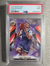 2024-25 Topps Inception Purple 84/150 Cam Spencer #43 RC (PSA 9, POP 1)