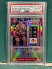 2020 PANINI CONTENDERS DP Tyrese Haliburton RC #61B PSA 10.