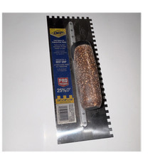 QEP Cork Handle XL Stainless Steel Notched Tr...
