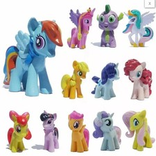 12pcs/Set Lot MY LITTLE PONY FRIENDSHIP IS MAGIC ACTION FIGURES