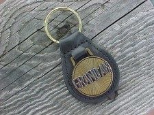 Pontiac Grand Am Nos Leather Key Fob Antique Gold Medallion Unique Quality Pontiac Grand Am Nos Leather Key Fob Antique Gold Medallion Unique Quality