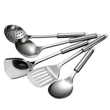 Cooking Utensils Set,5pcs Stainless Steel Kitchen Utensils Set,Stainless Stee...