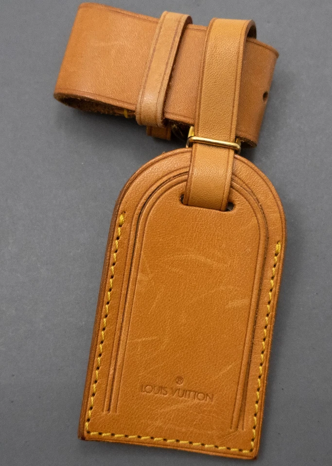 LOUIS VUITTON ADRESSANHÄNGER NAMENSSCHILD TASCHE BAG NAME TAG ID ANHÄNGER RAR 1