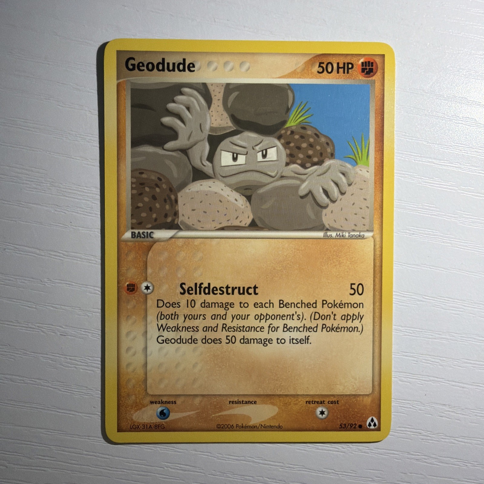 Pokemon Geodude 53/92 Ex Legend Maker NM-Mt See Pictures