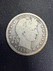 1900-S Barber Silver QUARTER Dollar FINE #2299