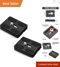 Rust Resistant Quick Release Plate Set for Tripod: Non-Slip  Durable Design