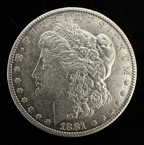 Morgan Dollar - 1881 - NIce EF