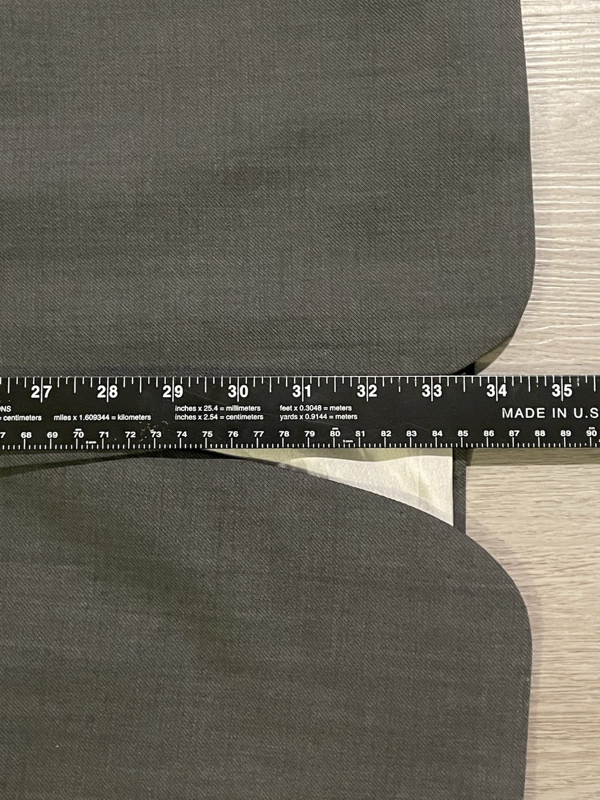 HUGO BOSS Mens•44L 100s Wool SAKS Gray Suit Jacket USA Made 3 Button SportsCoat thumbnail 10