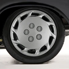 Set of Four 14" Silver Hubcap Wheel Covers for 1997-1999 Toyota Camry (Push-on)