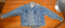 Vtg 80s 90s Levi's 70507 0218 Denim Trucker Jacket Medium Wash Blue L Made In US