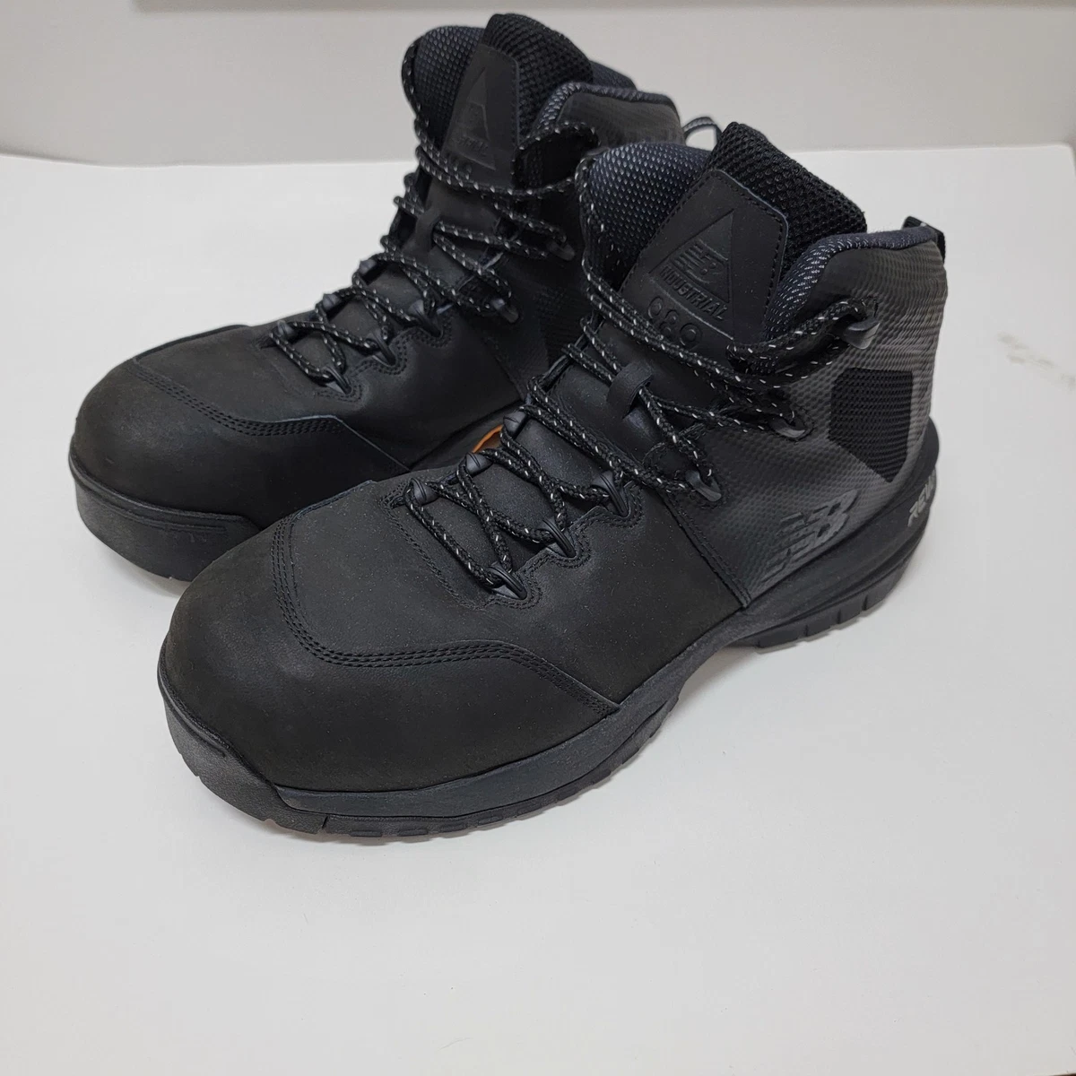 New Balance 989v1 Mens 11.5 2E Black Leather Composite Toe Industrial Work Boots