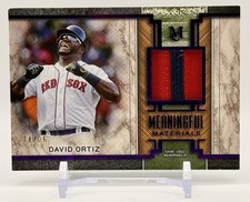 2025 Topps Museum Collection David Ortiz Meaningful Material Relic #MMR-DO /25