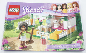 Lego Friends Andrea's Bunny House (3938) 100% Complete w/ Manual & Extra Pieces