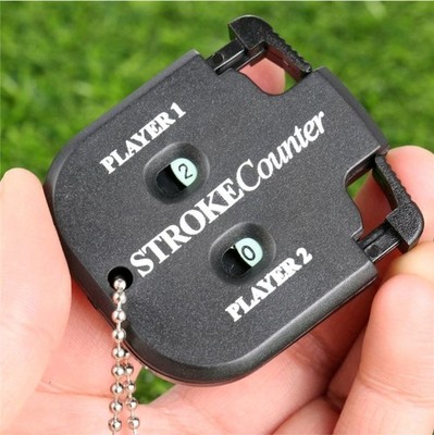 Golf Shot Count Stroke Putt Score Counter Komplett Schlüsselanhänger Golfhilfen