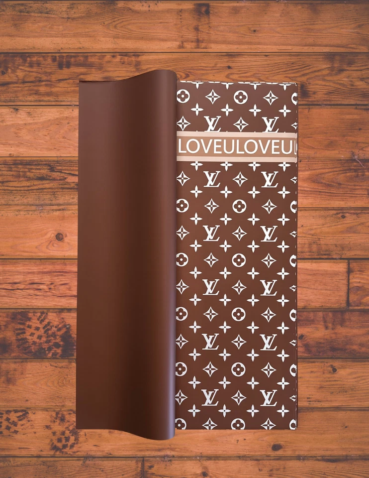 L V Korean Wrapping Paper Luxury Brand Waterproof 20 Sheets - Same Day Shipping