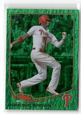 2013 Topps #625 Domonic Brown Emerald Foil