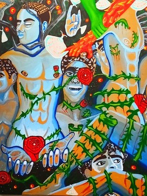 Original Paint Series: ''Over It! I Choosing Me''  Painting 1 - Love Sick