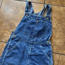 Vintage Sears Work Leisure Denim Bib Overalls MADE IN USA Men’s Size 28 x 29