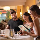 WeChef 30 Pack Restaurant Menu Covers 4.25"x11" Double Fold 2 Pages 4 Views Cafe — photo 7
