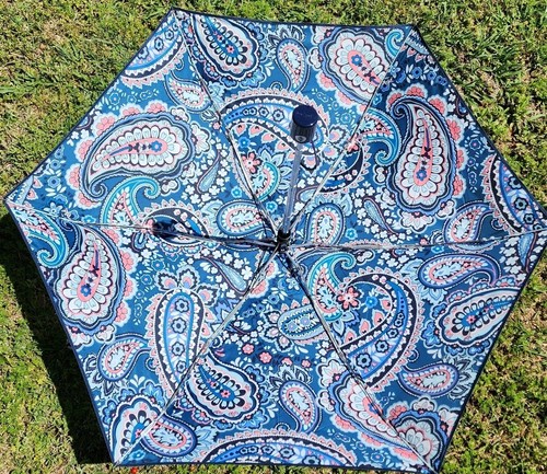 Vera Bradley Haymarket Paisley Jewel Umbrella with Case - Picture 8 of 8