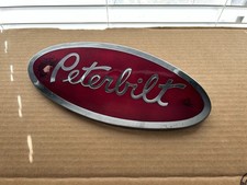 Vintage Peterbilt 12 X 5 Truck Emblem 1 Lb 12 Oz - Damaged Vintage Peterbilt 12 X 5 Truck Emblem 1 Lb 12 Oz - Damaged