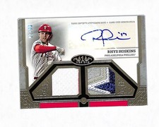 2024 Topps Tier One Rhys Hoskins 81/99 Auto Autograph Logo Patch Card Phillies 