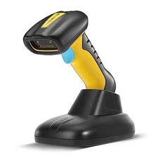 Upgraded QR Industrial Bluetooth Barcode Scanner with Charging Dock, Wireless...