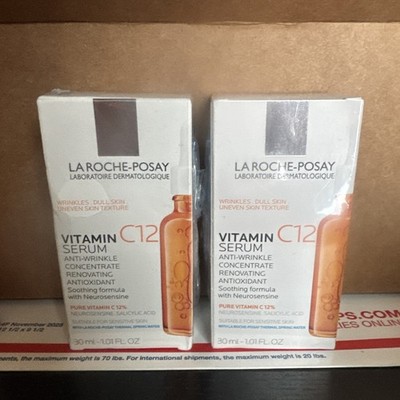 La Roche-Posay 12% Pure Vitamin C Serum - Anti-Wrinkle Exp. 02/2028 *2 PACK*