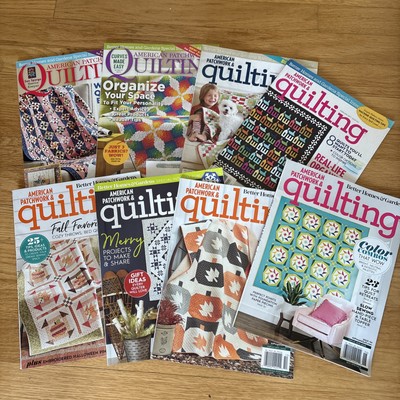 American Patchwork & Quilting Magazine Lot Of 8  BH&G 2016-2020