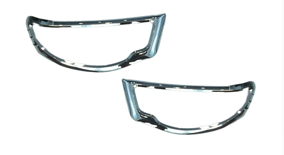 CHROME HEADLIGHT COVER TRIM FOR MITSUBISHI L200 TRITON PICKUP 2006 - 2014 - Image 4 of 4